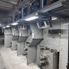 Quartz fiber production line